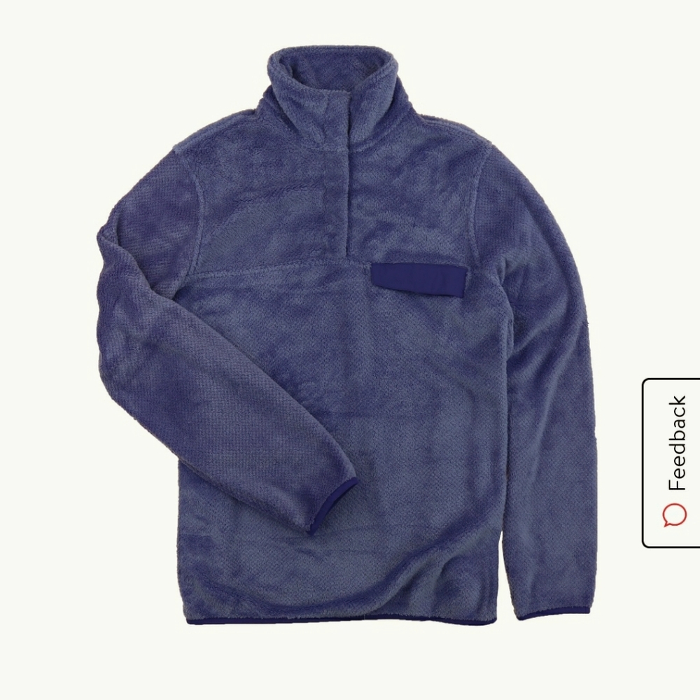 Jachs mock neck Sherpa pullover Medium Purple